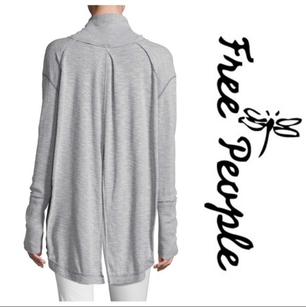 Free People Split Back Turtle Neck